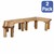 Wooden Workaround Benches - 2 pack (12” Seat Height)