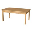 Rectangle High-Pressure Laminate Table (30" W x 48" L)