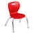 Shapes Series Kids Plastic Chair - Red