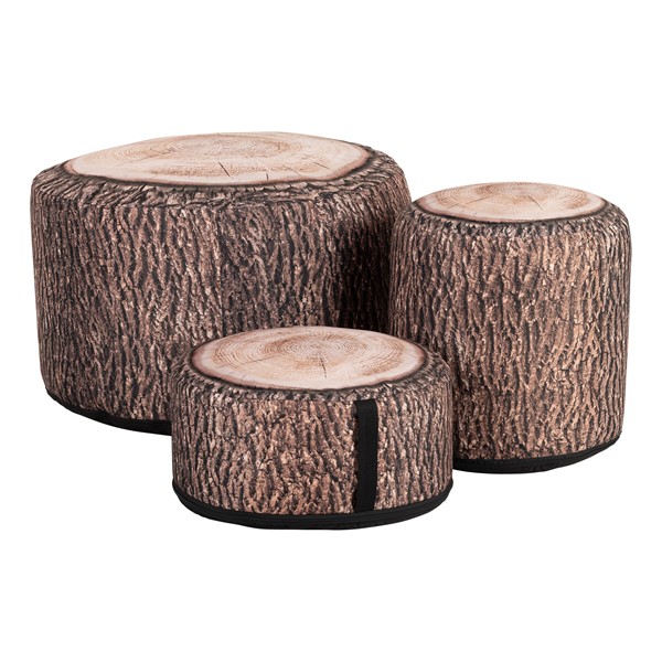 Outdoor/Indoor Floor Pouf - 8" H