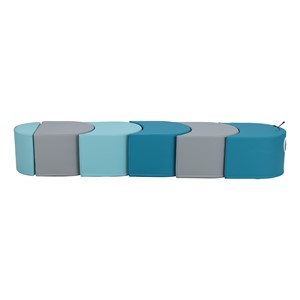 Foam Elephant Stool and Caterpillar Bench