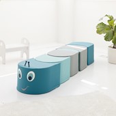 Multi-Piece Caterpillar Bench
