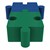 Foam Soft Seating - Puzzle Piece Bench Pack - Two Piece Set