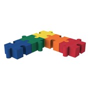 Foam Soft Seating - Puzzle Piece Corner Bench Pack
