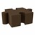 Foam Soft Seating - Puzzle Piece Shape - Chocolate