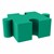 Foam Soft Seating - Puzzle Piece Shape - Emerald