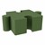 Foam Soft Seating - Puzzle Piece Shape - Hunter Green
