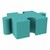 Foam Soft Seating - Puzzle Piece Shape - Turquoise