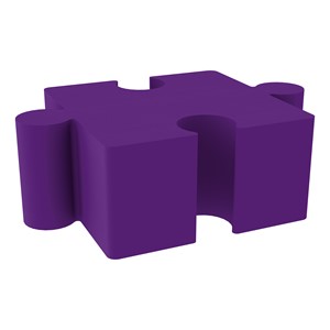 Foam Soft Seating - Puzzle Piece - Purple