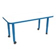 Accent Series Preschool Rectangle Collaborative Table w/ Whiteboard Top (24" W x 48" L)