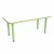 Shapes Accent Series Rectangle Collaborative Table w/ Whiteboard Top & Glides (24" W x 48" L) - Green Apple