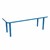 Shapes Accent Series Rectangle Collaborative Table w/ Whiteboard Top & Glides (24" W x 60" L) - Brilliant Blue