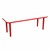 Shapes Accent Series Rectangle Collaborative Table w/ Whiteboard Top & Glides (24" W x 60" L) - Red