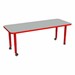 Shapes Accent Series Rectangle Collaborative Table w/ Casters (24" W x 60" L)