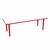 Shapes Accent Series Rectangle Collaborative Table w/ Whiteboard Top & Glides (30" W x72" L) - Red