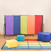 Preschool Room Divider w/ Soft Seating