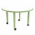 Shapes Accent Series Round Collaborative Table w/ Whiteboard Top & Casters