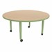 Shapes Accent Series Round Collaborative Table w/ Casters (46" Diameter)
