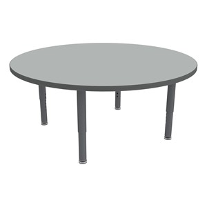 Shapes Accent Series Round Collaborative Table w/ Glides (46" Diameter) - North Sea Top