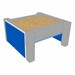 Children's Sand Table - Blue & Slate (46" L x 46" W x 24" H)