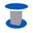 Schoolyard Indoor/Outdoor Children's Stool (15" H)