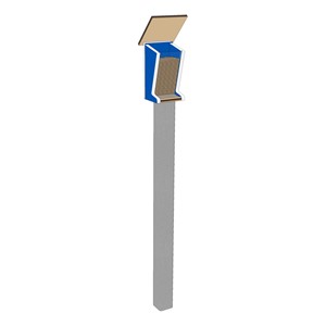 Bird Feeder w/ Post