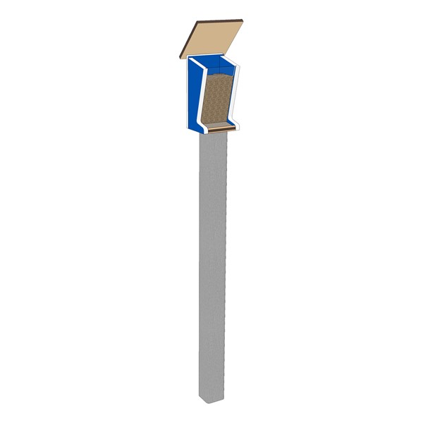 Bird Feeder w/ Post