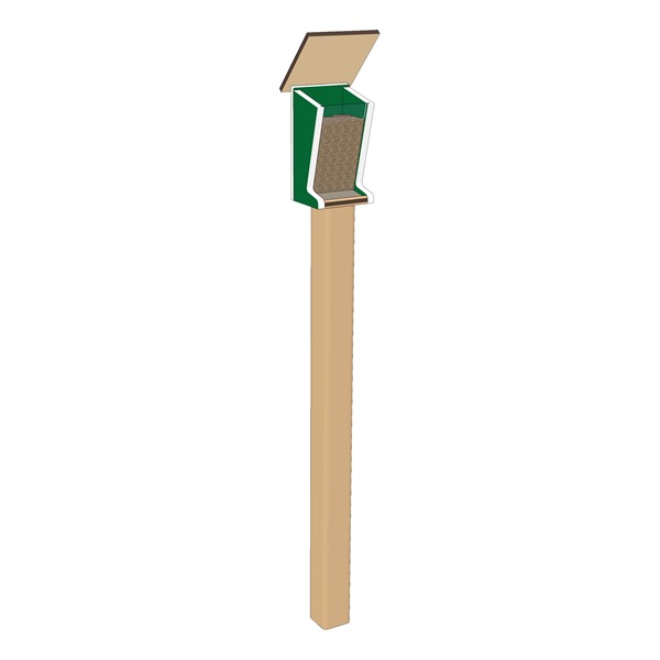 Bird Feeder w/ Post