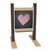 2' Wide Outdoor Portable Magnetic Chalkboard Panel - Single Panel - Green/Chocolate/Latte
