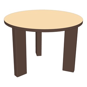 Indoor/Outdoor Round Children's Table (24" D x 16" H)