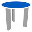 Schoolyard Indoor/Outdoor Round Children's Table (23" W x 23" L x 20" H)