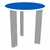 Indoor/Outdoor Round Children's Table - Blue (36" D x 24" H)