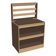 Schoolyard Mud Kitchen w/ Shelf & Rack