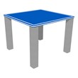 Schoolyard Indoor/Outdoor Children's Craft Table (32" L x 32" W x 24" H)