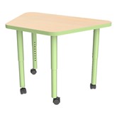 Accent Series Preschool Trapezoid Collaborative Table
