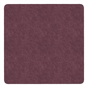 Healthy Living Solid Color Rug - Square (6' W x 6' L) - Plum