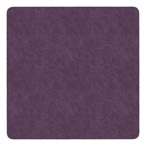 Healthy Living Solid Color Rug - Square (6' W x 6' L) - Purple