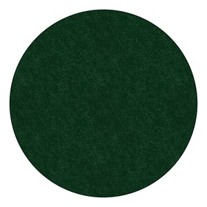 Healthy Living Solid Color Rug - Round (6' Diameter) - Emerald Green
