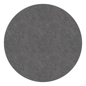 Healthy Living Solid Color Rug - Round (6' Diameter) - Gray