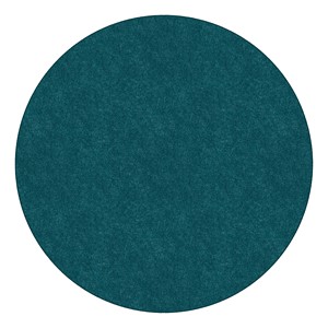 Healthy Living Solid Color Rug - Round (6' Diameter) - Marine Blue