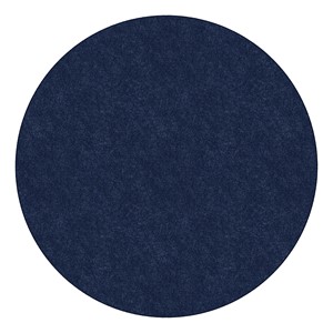 Healthy Living Solid Color Rug - Round (6' Diameter) - Navy