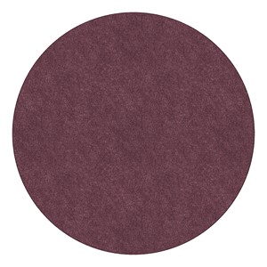 Healthy Living Solid Color Rug - Round (6' Diameter) - Plum