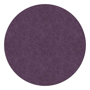 Healthy Living Solid Color Rug - Round (6' Diameter) - Purple
