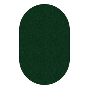 Healthy Living Solid Color Rug - Oval (7' 6" W x 12' L) - Emerald Green