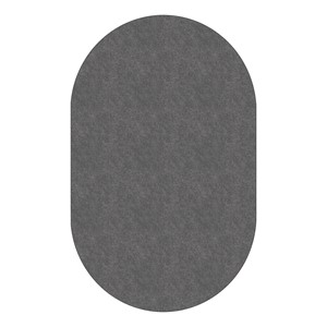 Healthy Living Solid Color Rug - Oval (7' 6" W x 12' L) - Gray