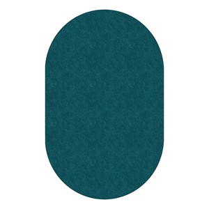 Healthy Living Solid Color Rug - Oval (7' 6" W x 12' L) - Marine Blue