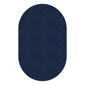 Healthy Living Solid Color Rug - Oval (7' 6" W x 12' L) - Navy