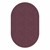 Healthy Living Solid Color Rug - Oval (7' 6" W x 12' L) - Plum