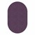 Healthy Living Solid Color Rug - Oval (7' 6" W x 12' L) - Purple