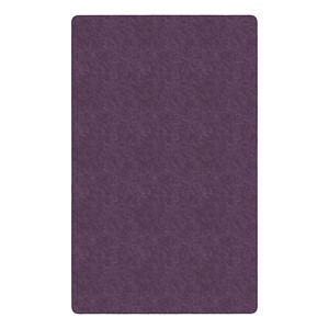 Healthy Living Solid Color Rug - Rectangle (12' W x 15' L) - Purple